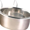 Trixie Edelstahlnapf mit Halter 600 ml/ ø 12 cm