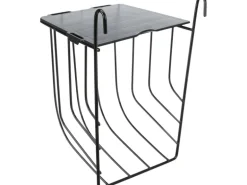 Trixie Heuraufe zum Einhängen mit Deckel Metall 13 × 18 × 12 cm Schwarz