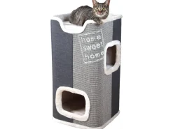 Trixie Kratzbaum Cat Tower Jorge 78 cm Anthrazit/ Lichtgrau/ Grau