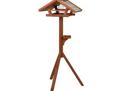 Trixie Vogelfutterhaus Natura mit Ständer 53 cm x 28 cm x 53 cm/ 1,40 m