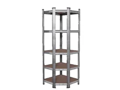 Tronitechnik Schwerlastregal Kellerregal Lagerregal 40 X 40 X 70 X 70 X 180 Cm Stahlgestell Bis 875 Kg 5 Ablagen