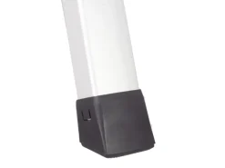 TRUTZHOLM Alu Trittleiter 3 Stufig Klappbar 150kg Anti Rutsch Trittflächen TÜV GS Silber