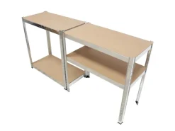 TRUTZHOLM Schwerlastregal 160x80x40 cm 2er Set