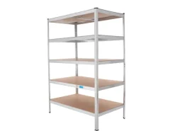 TRUTZHOLM Schwerlastregal 180x115 x75cm Regal 5 Böden Traglast 875 kg