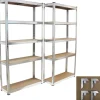 TRUTZHOLM Steckregal 180x90x30 cm 2er Set Schwerlastregal 875kg