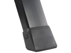 TRUTZHOLM Trittleiter 2 Stufig Klappbar bis 150 kg Alu Anti Rutsch Trittflächen TÜV GS Schwarz