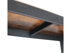 TRUTZHOLM Wohnzimmerregal 150x75x30 cm Dunkel Traglast 650 kg