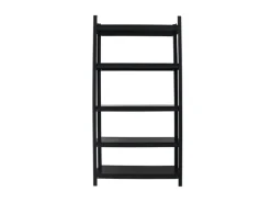 TRUTZHOLM Wohnzimmerregal 180x90x30cm Stahl 600 kg Regalböden 8 mm Schwarzmatt