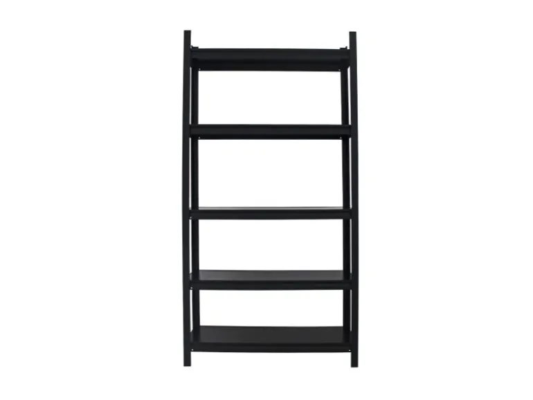 TRUTZHOLM Wohnzimmerregal 180x90x30cm Stahl 600 kg Regalböden 8 mm Schwarzmatt