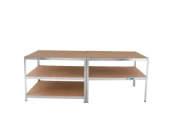 TRUTZHOLM 2x Schwerlastregal 180x115x75cm Traglast 875 kg 5 Böden