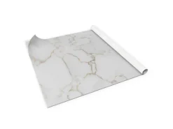 Tulup Möbelfolie Heller Marmor Schrankfolie 100x50 cm Klebefolie Möbel Weiß Möbelfolie Folie für Möbel
