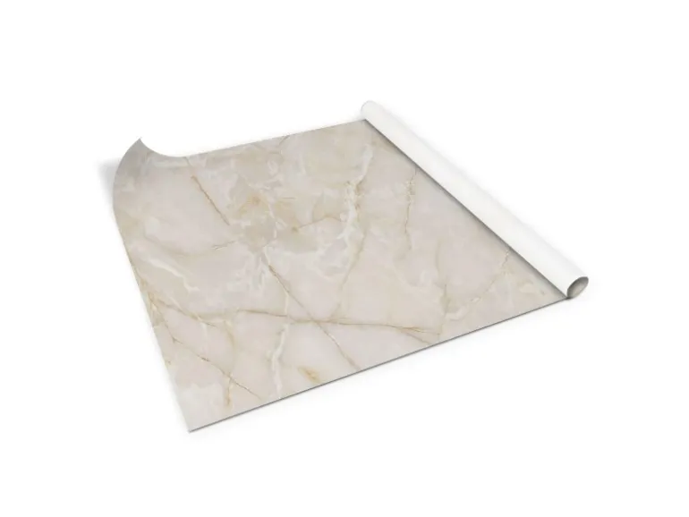 Tulup Möbelfolie Imitationsmarmor Folie für Möbel 100x50 cm Klebefolie für Möbel Braun Möbelfolie Möbel Klebefolie