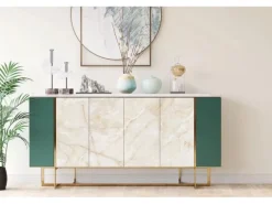 Tulup Möbelfolie Imitationsmarmor Folie für Möbel 100x50 cm Klebefolie für Möbel Braun Möbelfolie Möbel Klebefolie