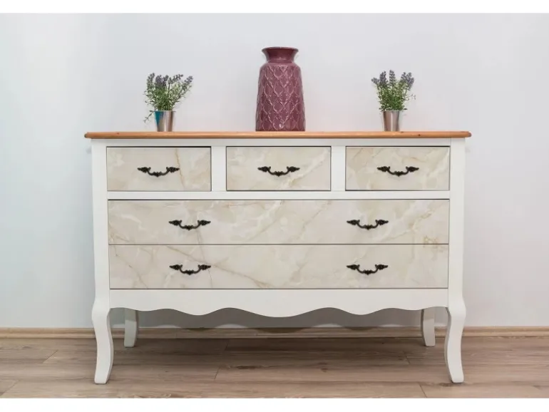 Tulup Möbelfolie Imitationsmarmor Folie für Möbel 100x50 cm Klebefolie für Möbel Braun Möbelfolie Möbel Klebefolie
