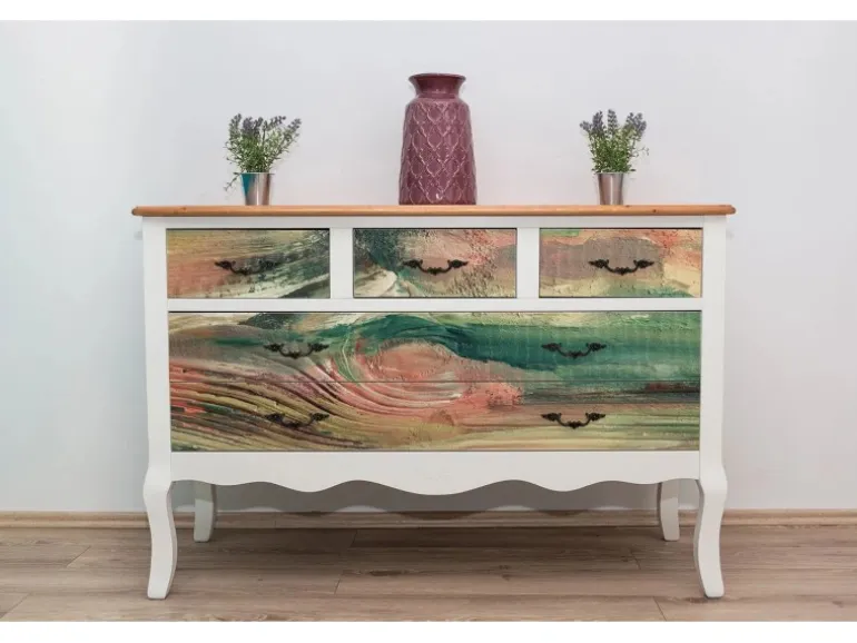 Tulup Möbelfolie Lackierte Platte Klebefolie Möbel 100x50 cm Folie für Möbel Mehrfarbig Möbelfolie Klebefolie für Möbel