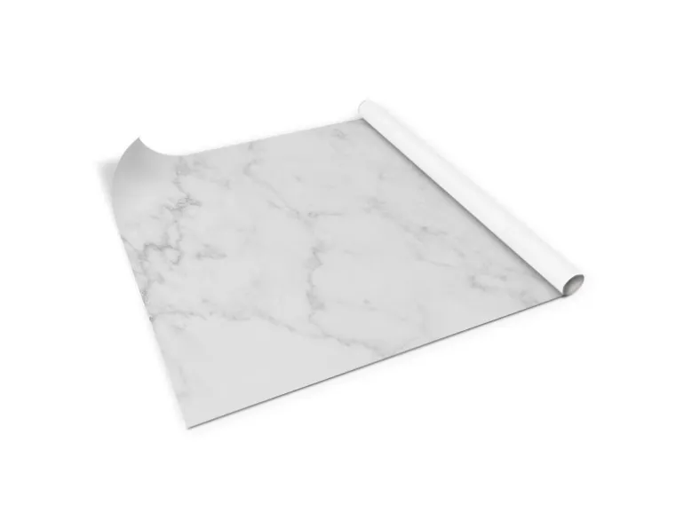 Tulup Möbelfolie Marmormuster Folie für Möbel 100x50 cm Klebefolie für Möbel Weiß Möbelfolie Klebefolie für Möbel