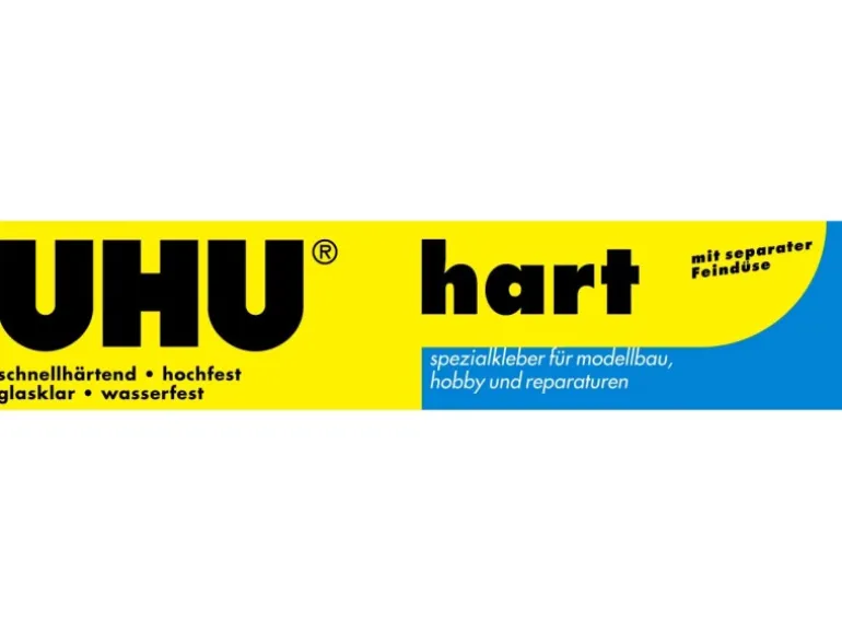 Uhu Hart Spezialkleber Transparent 125 g