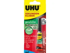 Uhu Sekunden Kleber Geruchsfrei Superflex Gel 3 g