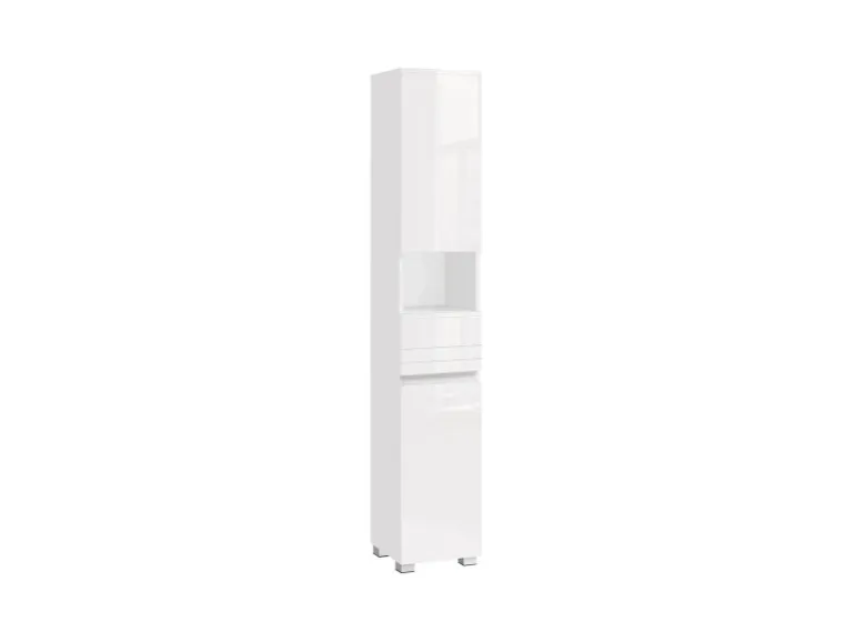 Vasagle Badezimmerschrank mit Schublade 30 cm x 30 cm x 170 cm Weiß
