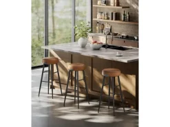 Vasagle Barhocker 2er-Set Braun