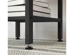 Vasagle Bartisch 110 cm x 40 cm x 90 cm Braun-Schwarz