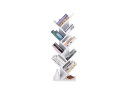 Vasagle Bücherregal Baum-Form 25 cm x 50 cm x 141,5 cm Weiß