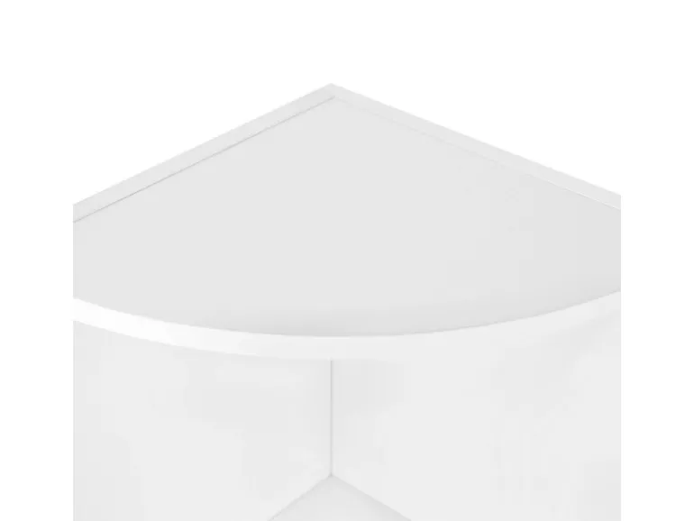 Vasagle Eckregal 4 Ebenen 30 cm x 129,5 cm x 30 cm Weiß