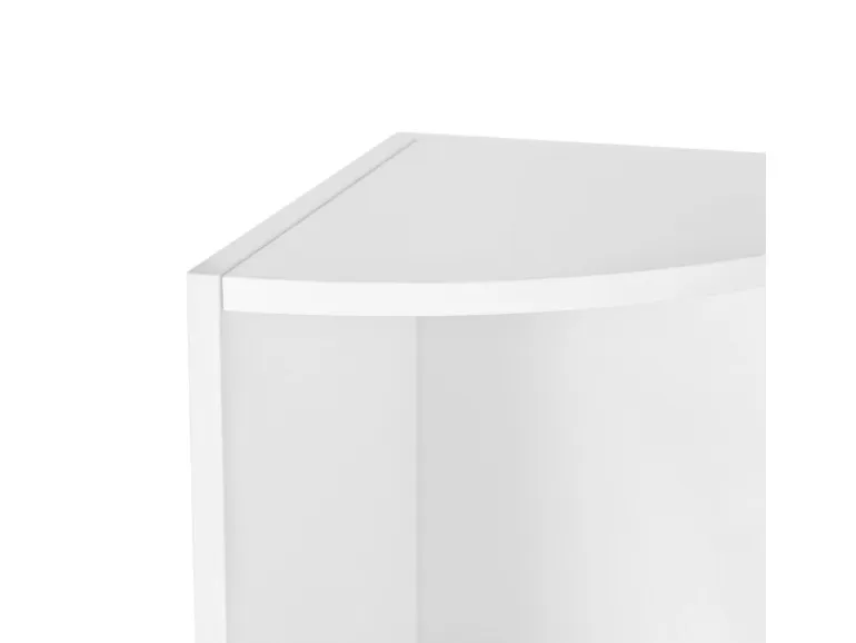Vasagle Eckregal 4 Ebenen 30 cm x 129,5 cm x 30 cm Weiß