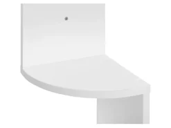 Vasagle Eckregal 5 Ebenen 20 cm x 20 cm x 126 cm Weiß