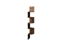 Vasagle Eckregal 5 Ebenen 20 cm x 20 cm x 126 cm Braun