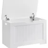 Vasagle Schuhtruhe 40 cm x 76 cm x 48 cm Weiß