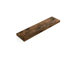 Vasagle Wandboard 20 cm x 80 cm x 3,8 cm Braun