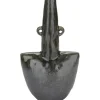 Vase Ancient Secrets 25 cm x 14 cm x 8 cm Dunkelgrau