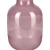 Vase Blush Bordeaux Glas 25,5 cm x Ø 18 cm Burgunderrot