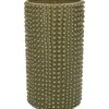 Vase Dark Wonder 25 cm x Ø 14 cm Grün