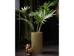 Vase Dark Wonder 25 cm x Ø 14 cm Grün