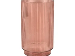 Vase Desert Flower Glas 25 cm x Ø 15 cm Braun