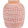 Vase Desert Flower Keramik 18,5 cm x Ø 15 cm Terrakotta