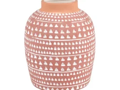 Vase Desert Flower Keramik 18,5 cm x Ø 15 cm Terrakotta