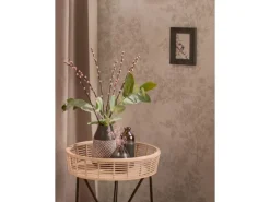 Vase Minimalist Zen Keramik 12,8 cm x Ø 10,2 cm Schwarz