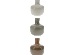 Vase Porzellan Flaschenform Klein Ø 13 cm x 15 cm Farbauswahl