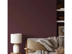 V&CO Premium-Innenfarbe Dead Flat Matt Rot Farbton 2 Sattes Weinrot 2,5 l