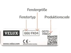 Velux Sichtschutzrollo mit Haltekrallen RHL 100 1086 Beige