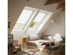 Velux Sichtschutzrollo mit Haltekrallen RHL PK00 1028 Weiß