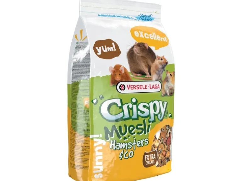 Versele-Laga Hamsterfutter Crispy Müsli Hamster und Co 1 kg