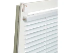 Verspannte Aluminium Jalousie 60 cm x 130 cm Weiß