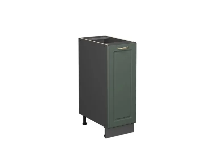 Vicco Apothekerschrank Fame-Line Grün-Gold Landhaus/Anthrazit 30 cm ohne Arbeitsplatte