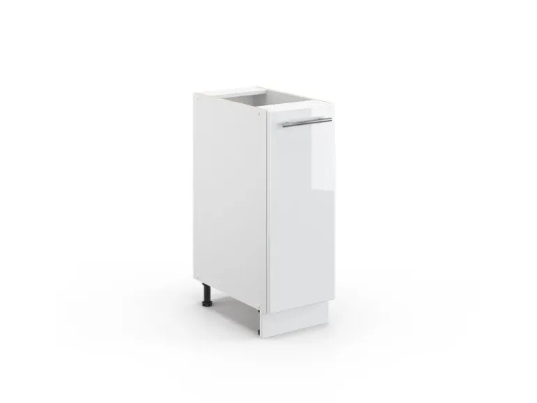 Vicco Apothekerschrank Fame-Line Weiß Hochglanz/Weiß 30 cm ohne Arbeitsplatte