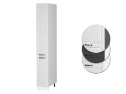 Vicco Apothekerschrank R-Line Medizinschrank für die Küche Weiß Landhaus/Weiß 30 cm
