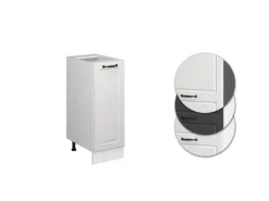 Vicco Apothekerschrank R-Line Weiß Landhaus/Weiß 30 cm ohne Arbeitsplatte